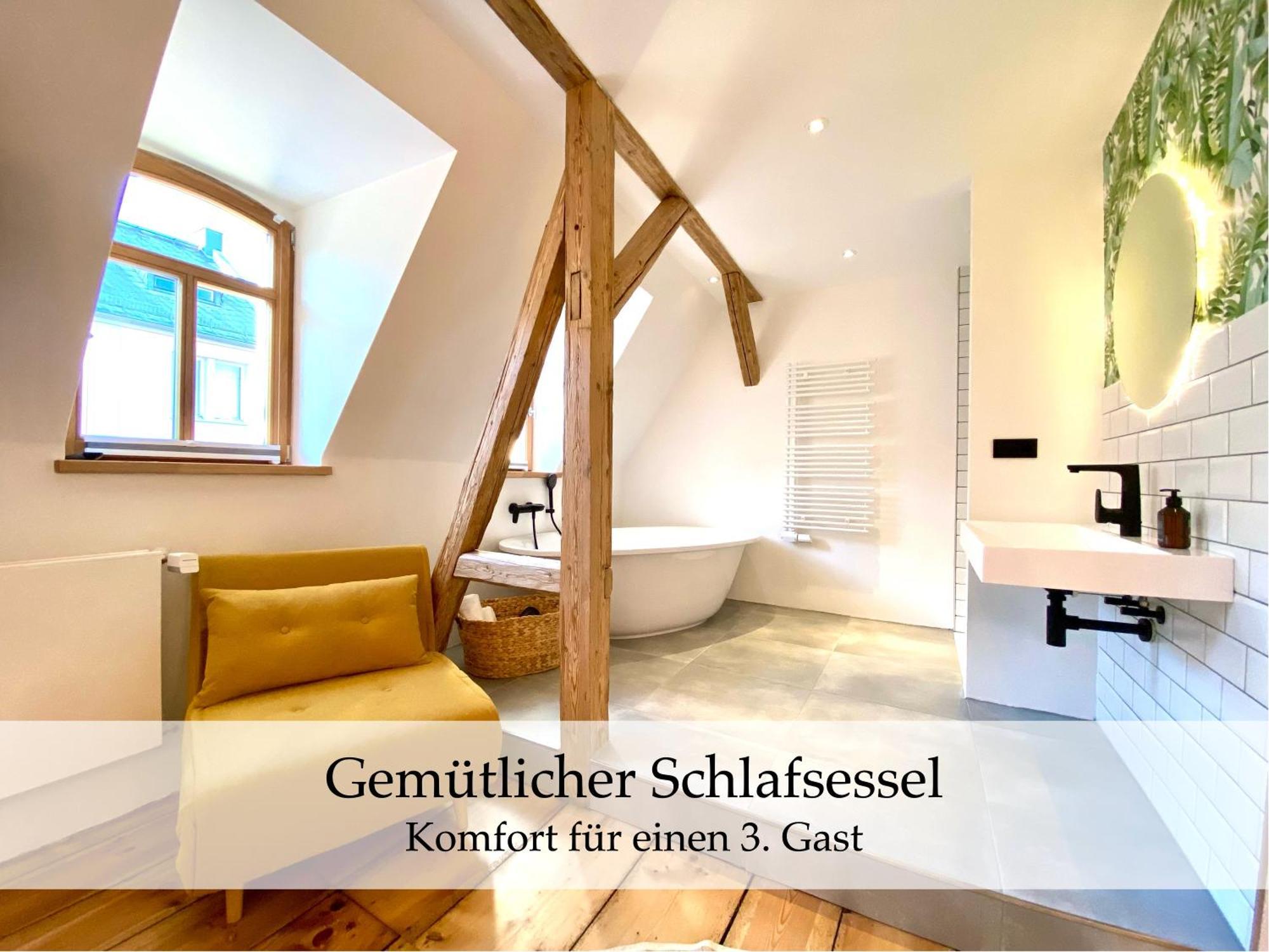 Zentrale 1-Zimmer-Ferienwohnung Mit Digitalem Check In Hof  Exteriér fotografie